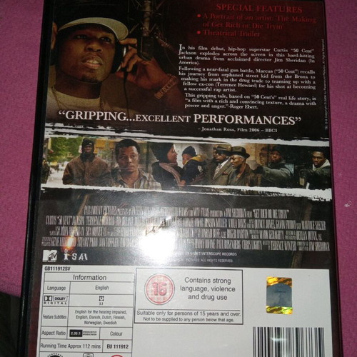Get Rich or Die Tryin DVD like new, action adventure, subbed