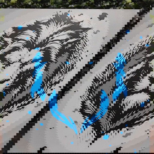 WoW - World Of Warcraft Alliance Hueforge ανάγλυφο πορτρέτο 3D printed