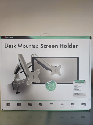 Icy Box IB-MS504-T Desk Screen Mount for 2 Monitors up to 32" new