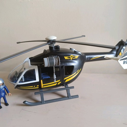Playmobil helicopter used with missing parts