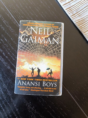 Anansi Boys Neil Gaiman μεταχειρισμένο, αγγλική έκδοση