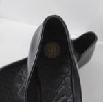Melissa peep toe ballet flats, black, size 40