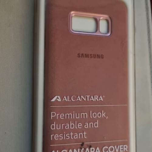 Samsung Galaxy S8 case genuine Alcantara cover new