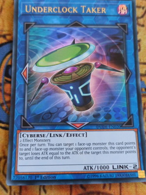 Underclock Taker κάρτα Yu-Gi-Oh! σαν καινούργιο, Duel Devastator