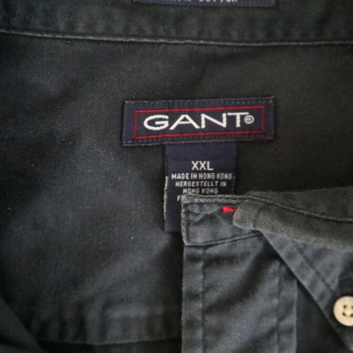 GANT shirt used, size XXL, black and blue