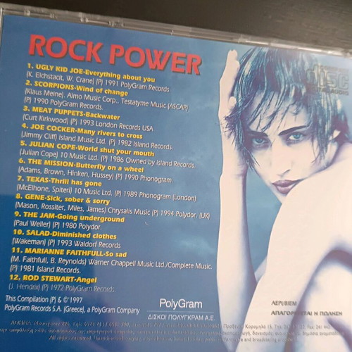 Rock Power The Classic Collection CD like new