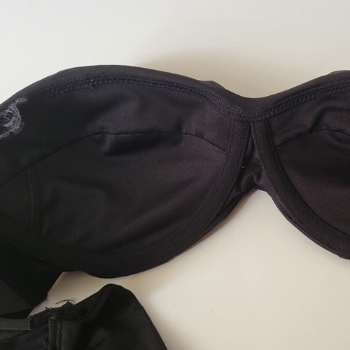 Strapless black swimsuit Oysho like new