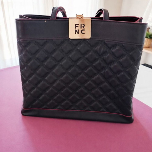 FRNC shoulder bag like new, black with red details