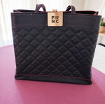 FRNC shoulder bag like new, black with red details