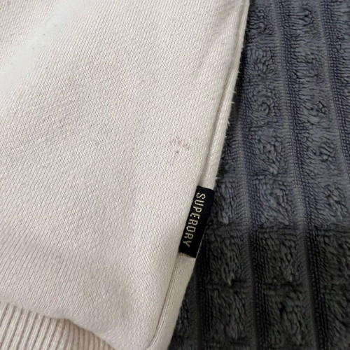 Superdry Hoodie size Medium No38 new beige cotton sweatshirt
