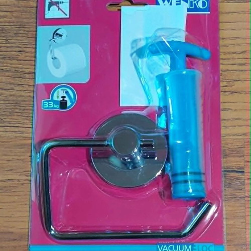 Toilet Paper Holder Vacuum-Loc® New, Chrome Steel