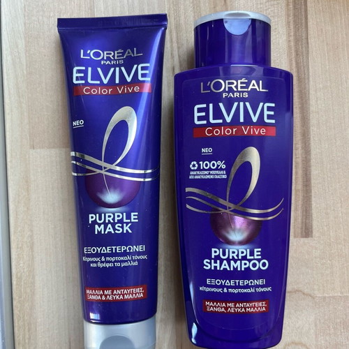 L’Oréal ELVIVE Colour Vive Purple Shampoo and Conditioner New