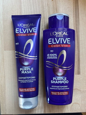 L’Oréal ELVIVE Colour Vive Purple Shampoo and Conditioner New