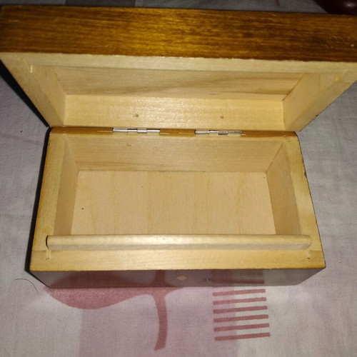Soviet wooden casket used from 1990
