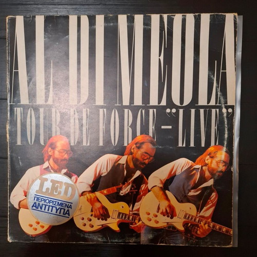 Al Di Meola Tour De Force "Live" LP used, jazz
