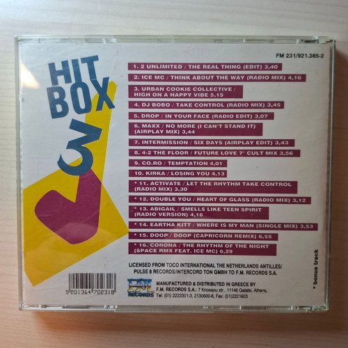 Hit Box 3 CD like new
