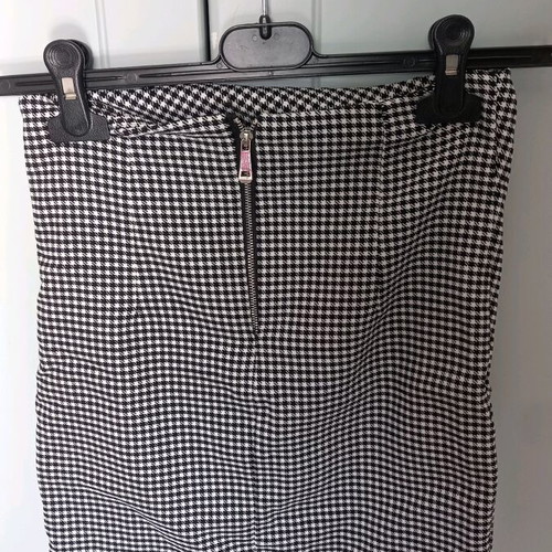Mini Pencil Checkered Skirt Luigi New, Size M