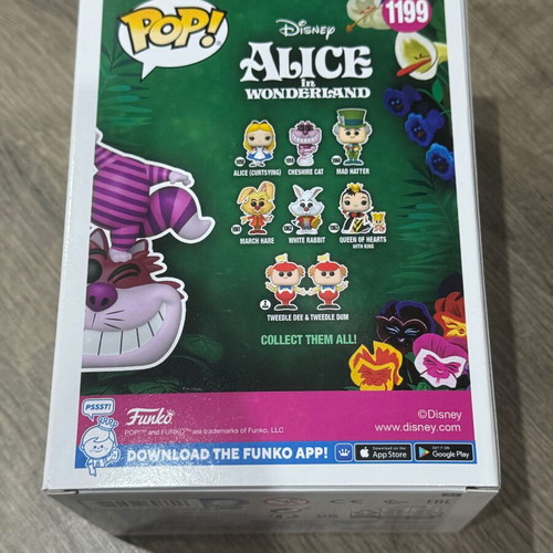 Cheshire Cat Funko Pop Chase Glow new condition