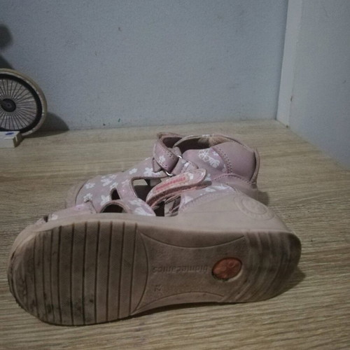 Biomecanics anatomical girls' sandals used, size 24, pink
