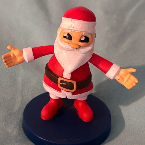 Santa Claus miniature with base like new
