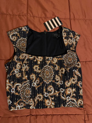 Lynne top blouse new, black size M