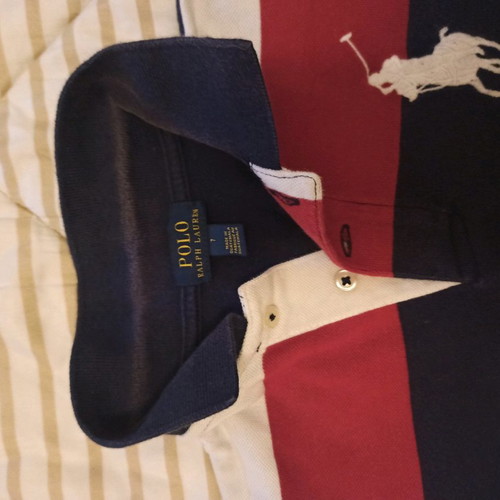Ralph Lauren polo shirt used, kids, blue, size 116 cm