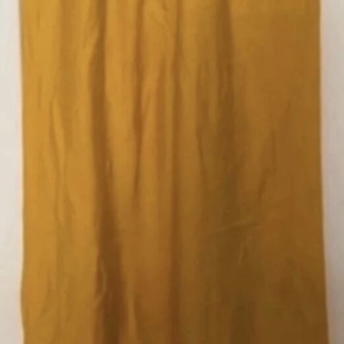 Linen set new yellow with short-sleeve top and high-waisted pants
