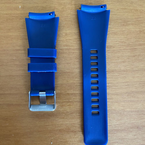 Watch Strap 22mm Blue like new, men's