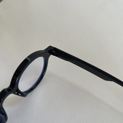 Unisex round reading glasses, black, +2.00 and +2.50