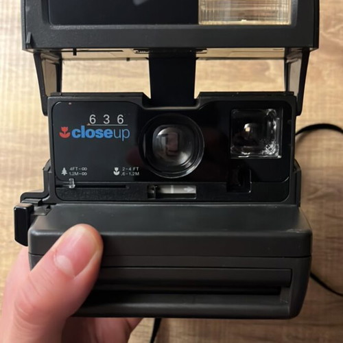 Polaroid 636 instant camera