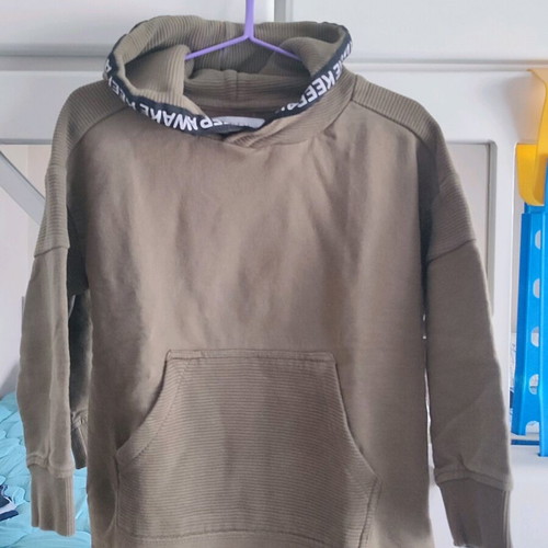 Zara Kids Sweatshirt no5 110cm used, olive with black details