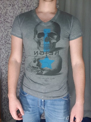 Reign t-shirt μεταχειρισμένο, μέγεθος M, γκρι