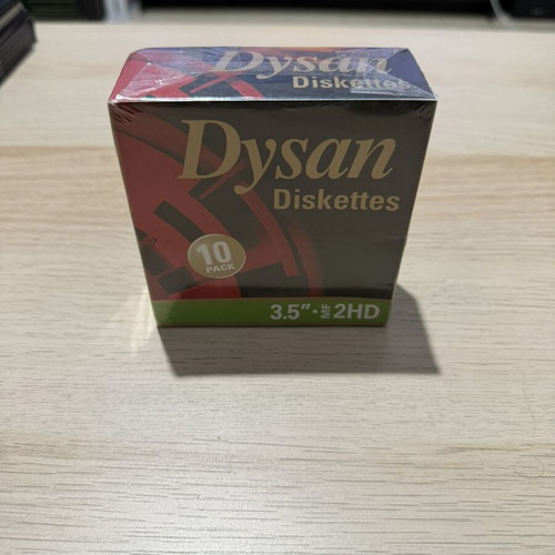 Dysan Diskettes pack of 10 sealed, 3.5" 2HD