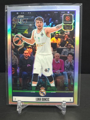Select Euroleague 2025-26 Luka Doncic Score Throwback Silver Real Madrid card