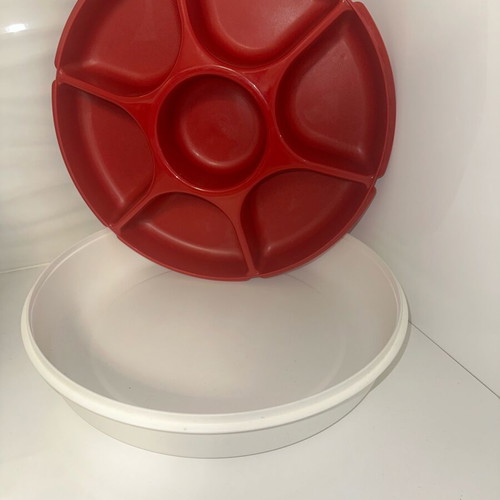 Tupperware container new with lid for cold cuts and cheese