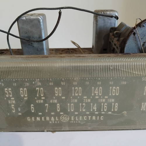 Old radio for decoration or repair or spare parts