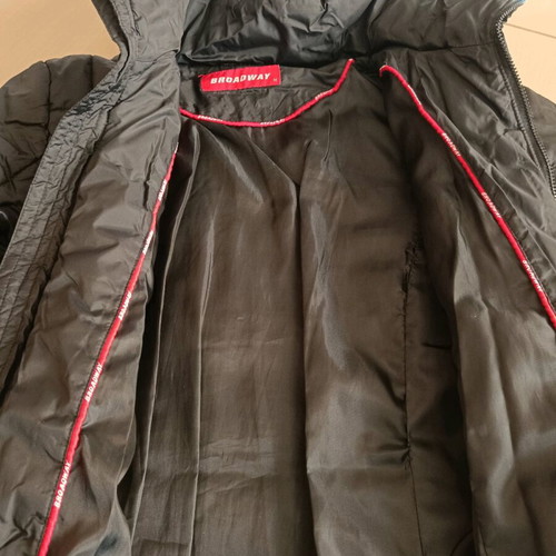 Broadway women's long coat used, size Medium, black