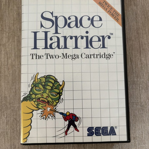 Space Harrier Sega Master System game, complete