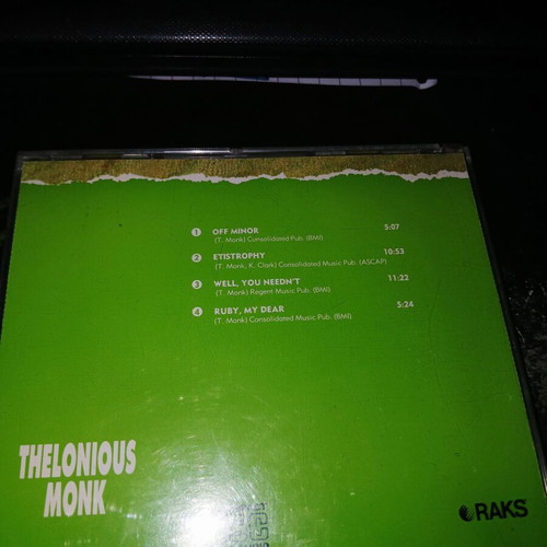 Thelonious Monk Off Minor CD used, jazz