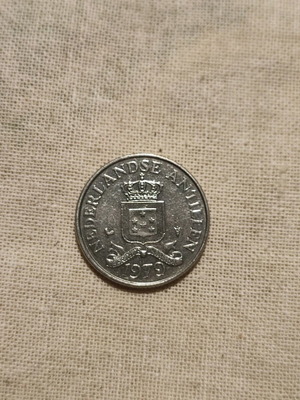 Coin from Dutch Antilles used