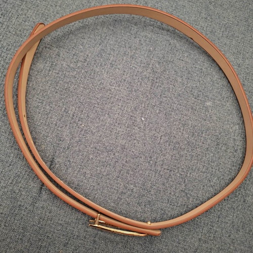 Women's belt, brown, adjustable