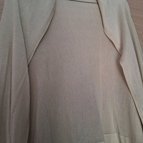 BCBG Max Azria silk and cashmere light cream jacket like new