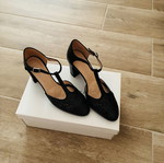 Hispanitas leather pumps size 37, black