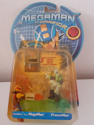Megaman Warrior Megaman vs Freeze Man Mattel 2004 new