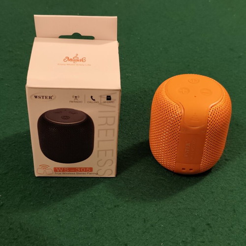 WSTER WS-805 Portable Bluetooth Speaker TWS, orange