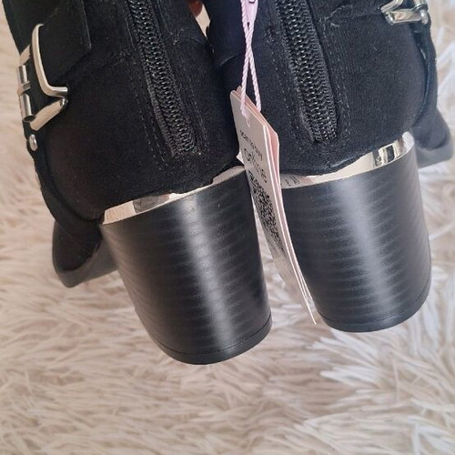 Deezee cowboy boots black suede new size 38