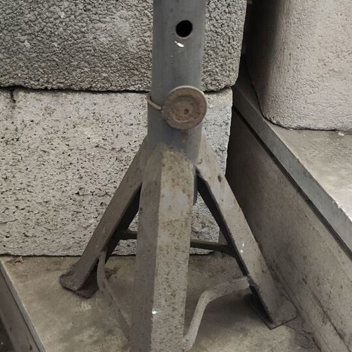 Vintage heavy-duty lifting tripods, set of 6, solid metal, 1960-1970