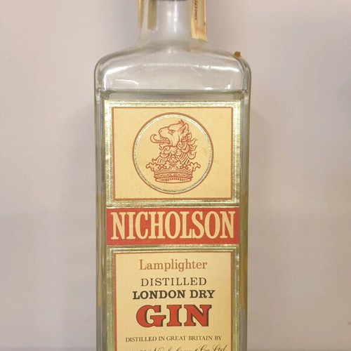 Nicholson London Dry Gin 70s new 70cl