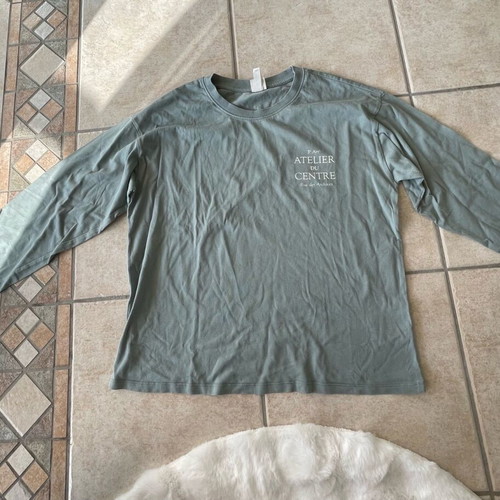 H&M blouse used green size S