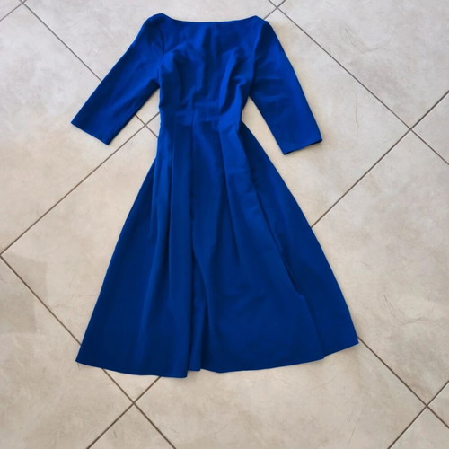 Awama midi dress blue like new, A-line elegant fit